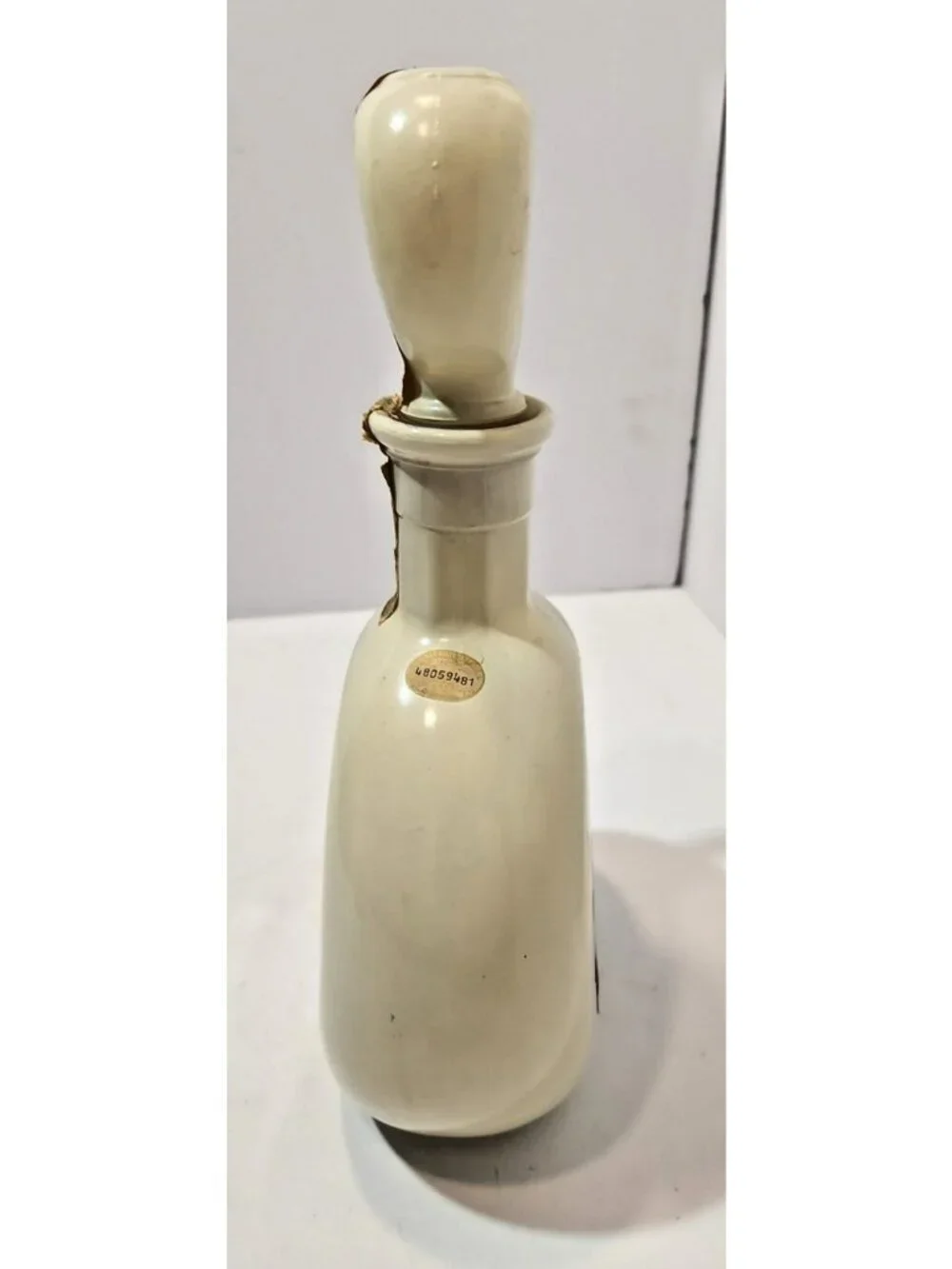 Vintage Old Fitzgerald 1849 Jefferson Monticello Decanter Bourbon Whiskey Bottle